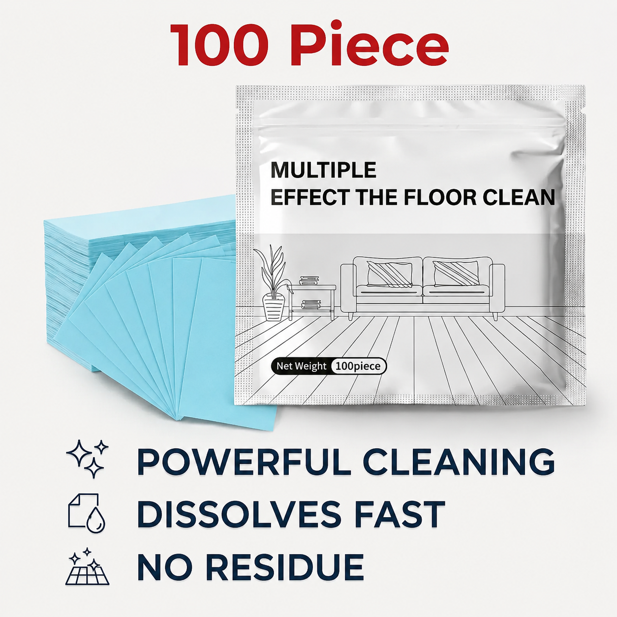 🧼Last day: 50% OFF✨Antibacterial multi-surface cleaner for hardwood, tiles & laminate