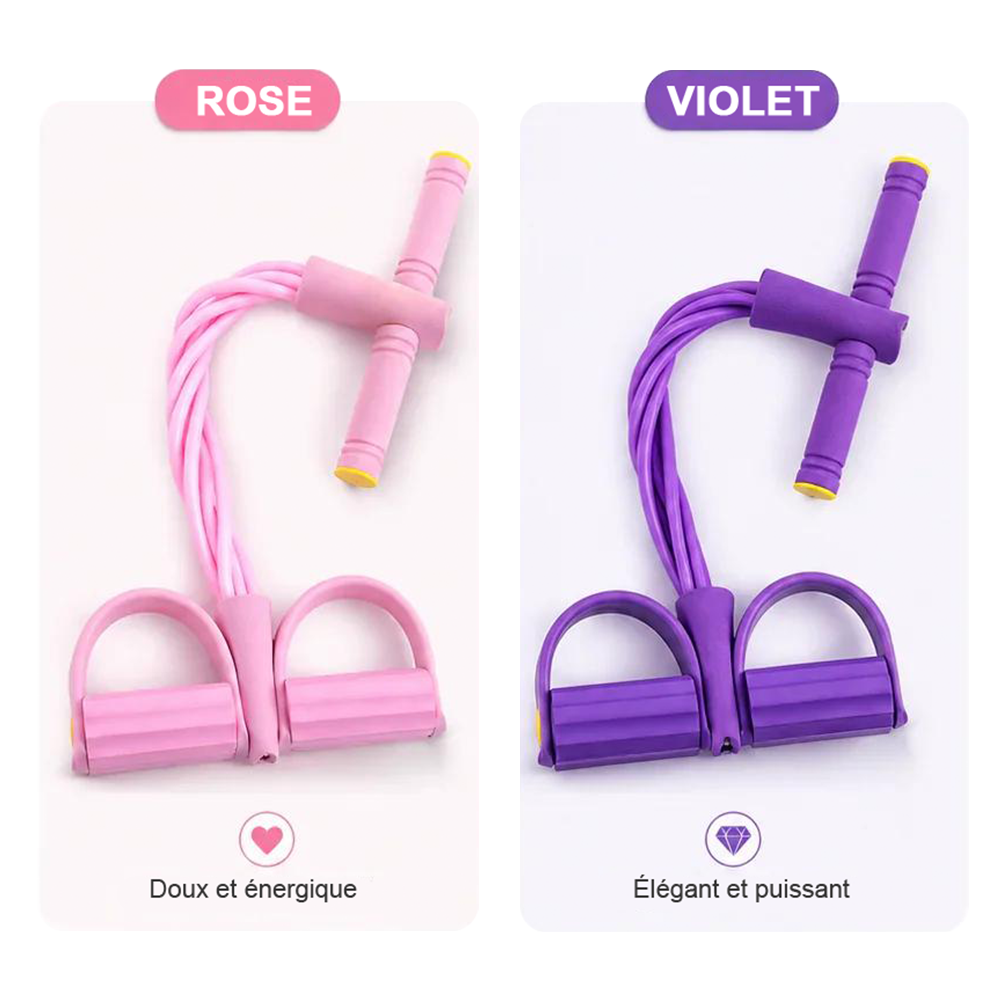🏋️Entraîneur de résistance à bande pour pédales multifonctionnel