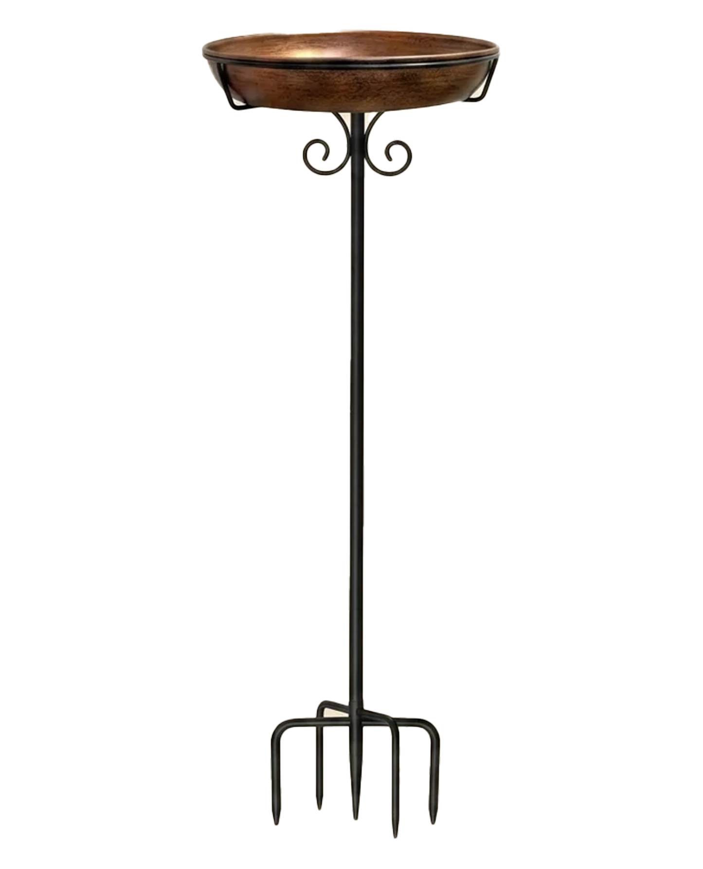 Copper-Coated Bird Bath