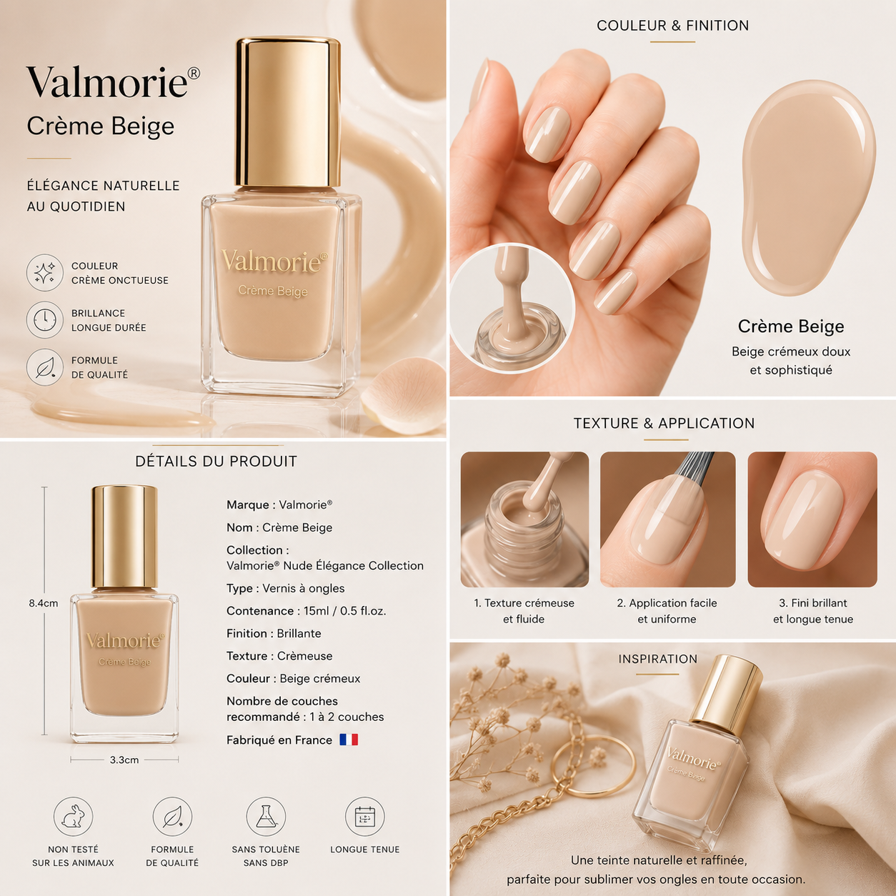 Valmorie® Crème Beige