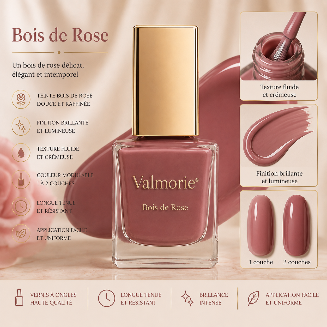 Valmorie® Bois de Rose