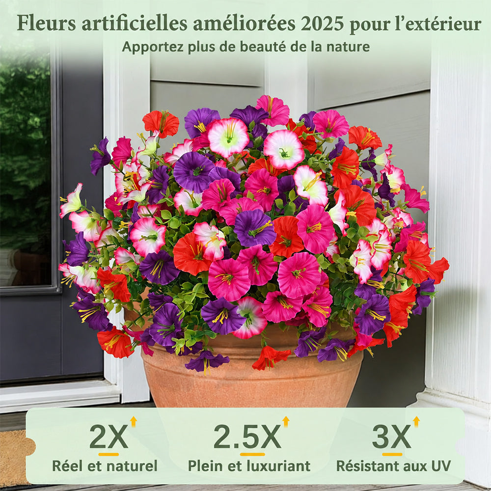 💥Dernier jour : 50 % de réduction !💥 Pétunias artificiels résistants aux UV