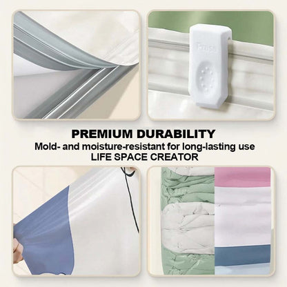 👑LAST DAY: 50% OFF⏰ High-capacity vacuum bags – No pump needed! 🎁