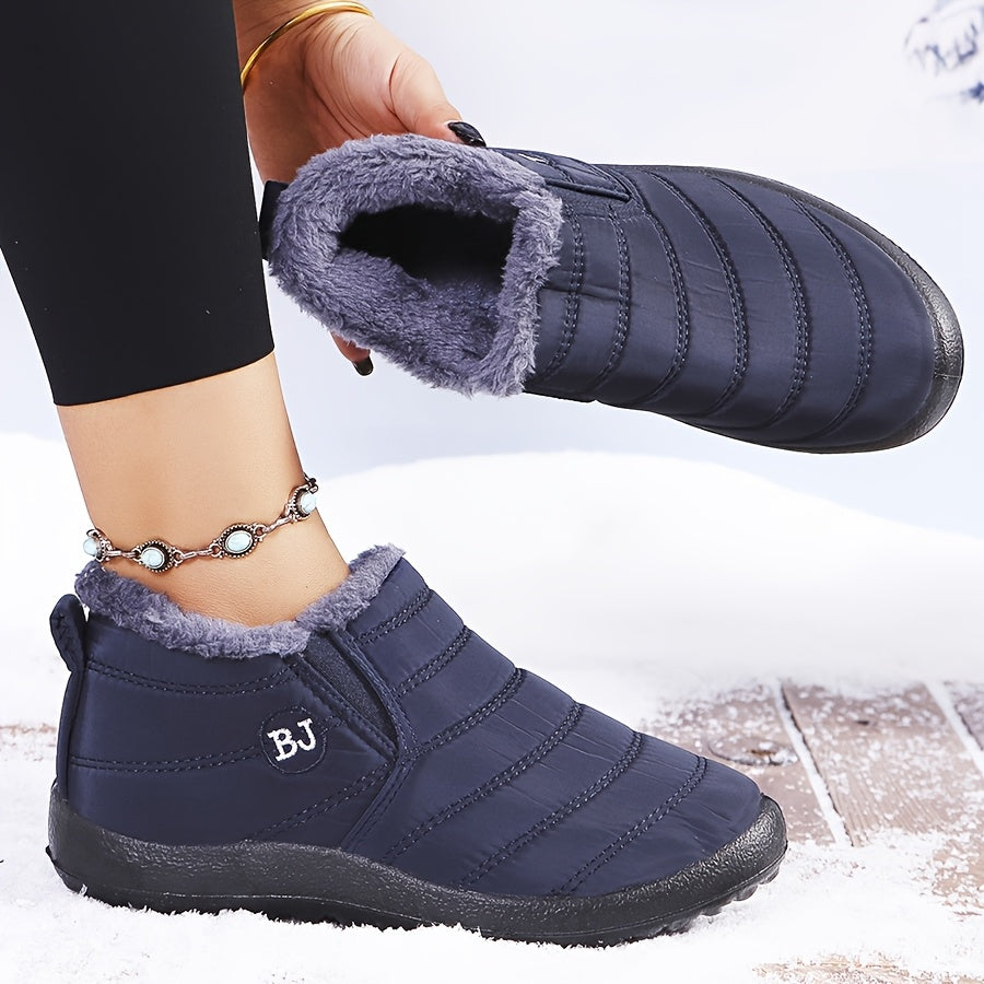 🔥🦵 Letzter Tag – 70 % Rabatt – Bequeme, wasserdichte, rutschfeste und warme Damen-Schneestiefel