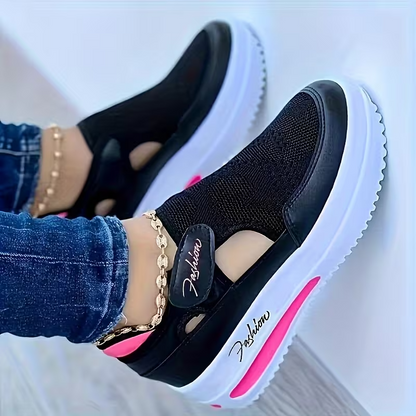 🔥 LETZTER TAG: 80 % RABATT – 👟 Damen-Komfortschuhe mit orthopädischer Unterstützung & verstellbarem Klettverschluss