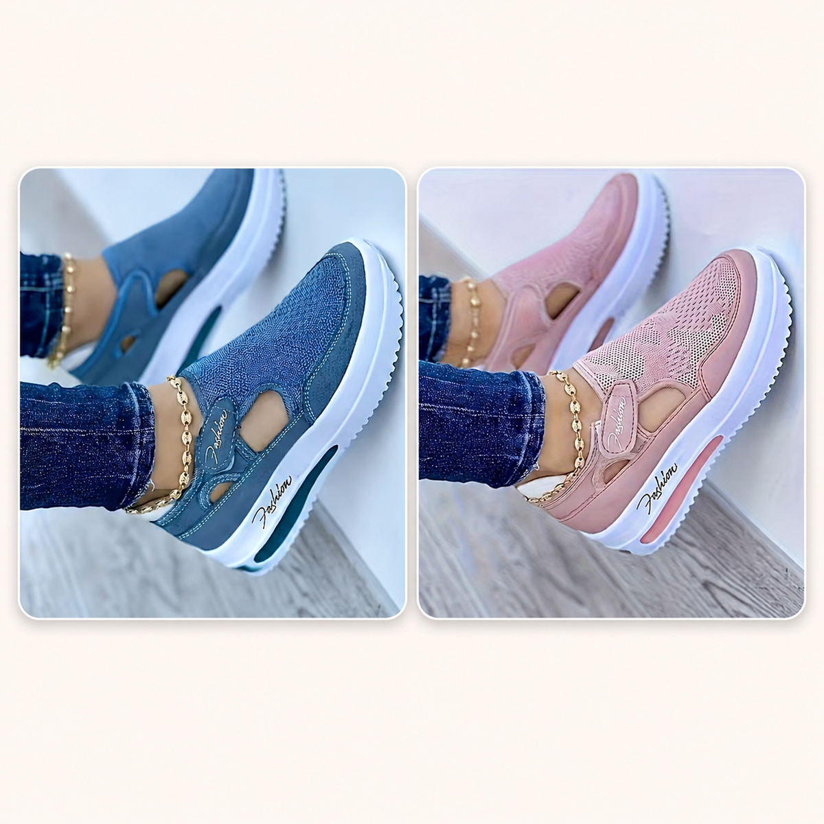 🔥 LETZTER TAG: 80 % RABATT – 👟 Damen-Komfortschuhe mit orthopädischer Unterstützung & verstellbarem Klettverschluss