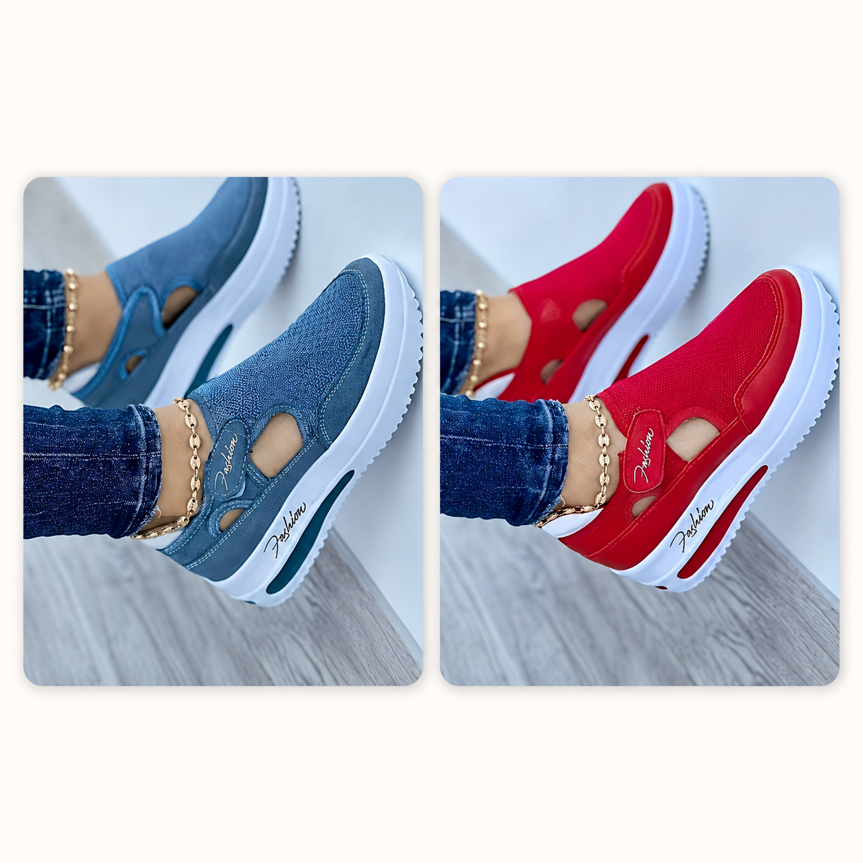 🔥 Blau + Rot