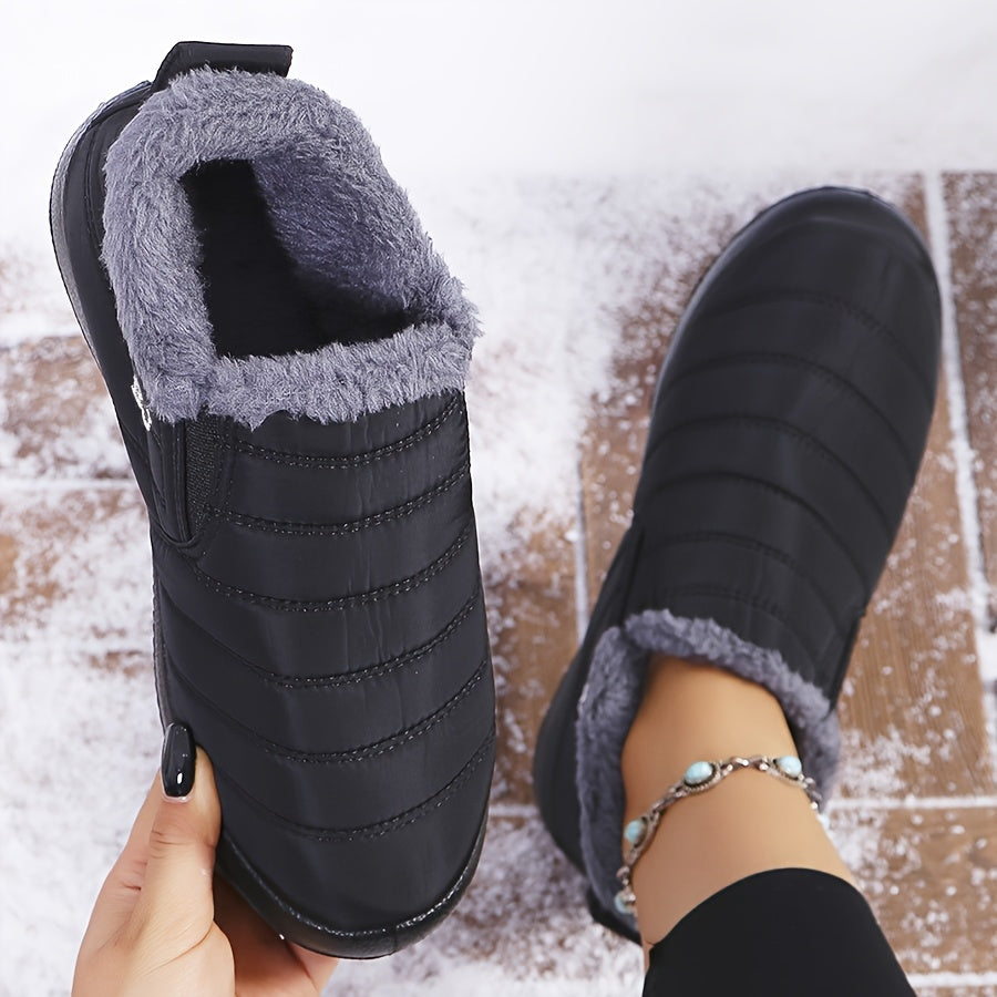 🔥🦵 Letzter Tag – 70 % Rabatt – Bequeme, wasserdichte, rutschfeste und warme Damen-Schneestiefel