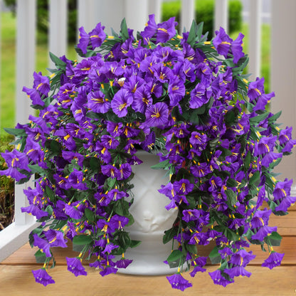 Fleurs et plantes artificielles suspendues en promotion - Résistantes aux UV, imperméables et coupe-vent