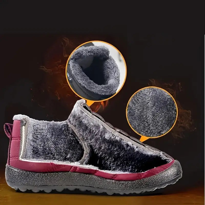 🔥🦵 Letzter Tag – 70 % Rabatt – Bequeme, wasserdichte, rutschfeste und warme Damen-Schneestiefel