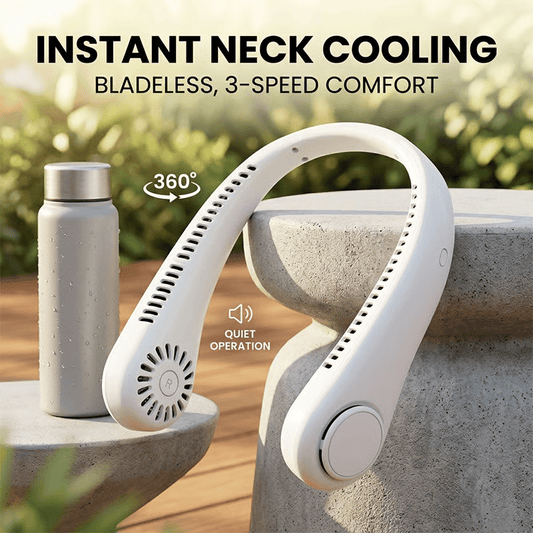 🔥Dernier jour : 49 % de réduction !🔥🍃 Ventilateur de cou portable sans pales