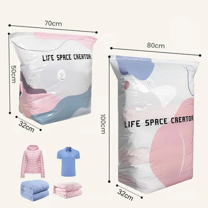 👑LAST DAY: 50% OFF⏰ High-capacity vacuum bags – No pump needed! 🎁