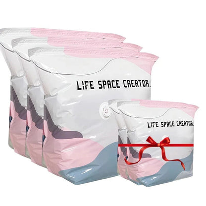 👑LAST DAY: 50% OFF⏰ High-capacity vacuum bags – No pump needed! 🎁
