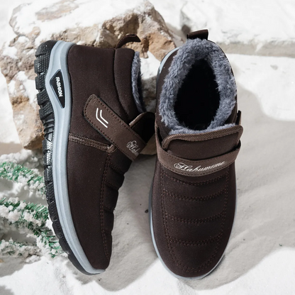 🔥 𝗟𝗘𝗧𝗭𝗧𝗘𝗥 𝗧𝗔𝗚: 𝟴𝟬 % 𝗥𝗔𝗕𝗔𝗧𝗧 – Damen Winter-Orthopädieschuhe – Warm, Weit geschnitten, Gepolsterte Sohle zur Schmerzlinderung