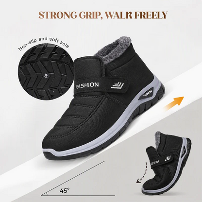 🔥 𝗟𝗘𝗧𝗭𝗧𝗘𝗥 𝗧𝗔𝗚: 𝟴𝟬 % 𝗥𝗔𝗕𝗔𝗧𝗧 – Damen Winter-Orthopädieschuhe – Warm, Weit geschnitten, Gepolsterte Sohle zur Schmerzlinderung