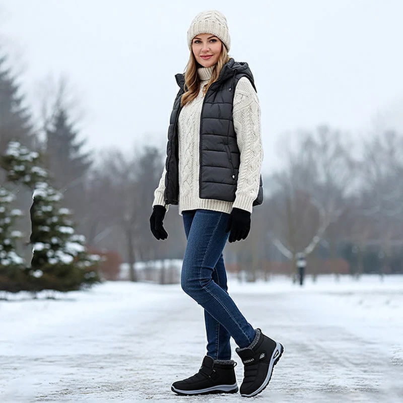 🔥 𝗟𝗘𝗧𝗭𝗧𝗘𝗥 𝗧𝗔𝗚: 𝟴𝟬 % 𝗥𝗔𝗕𝗔𝗧𝗧 – Damen Winter-Orthopädieschuhe – Warm, Weit geschnitten, Gepolsterte Sohle zur Schmerzlinderung